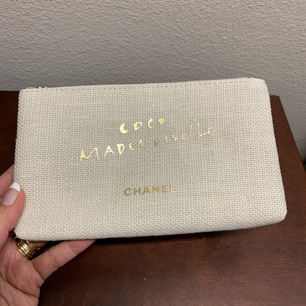 Chanel make up bag